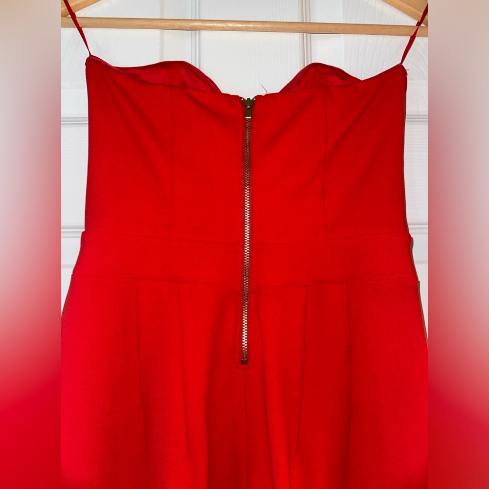 Express Red jumpsuit - Picture 5 of 6